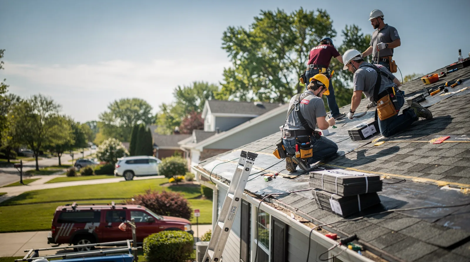 Roof Repair in Bourbonnais, IL around you